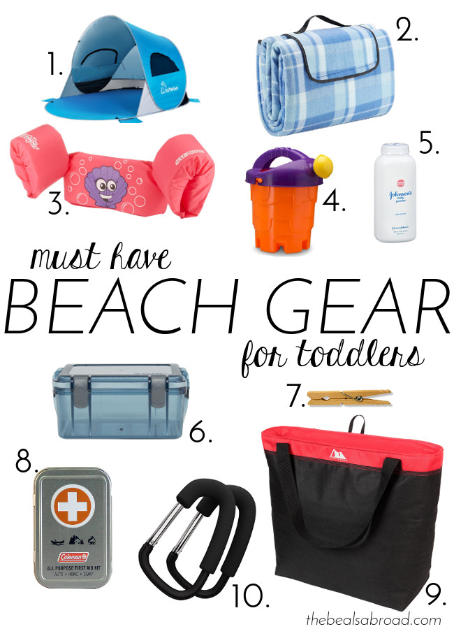 The Beals Abroad | Must Have Beach Gear for Toddlers